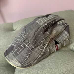 Jamont Gray Plaid Cap 100% Cotton